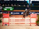 Amelie Gachoud en el salto del Trofeo Veolia.
