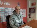 Carles Marco, en la rueda de prensa previa a la visita al Obradoiro
