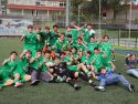 Los jugadores del Ural celebran el ascenso a División de Honor Juvenil