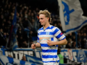 Teun Gijselhart en un partido con De Graafschap