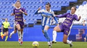 Lucía Rivas en el encuentro ante el Costa Adeje Tenerife