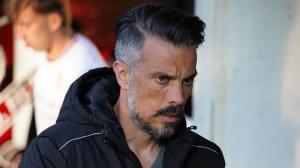 Rubén de la Barrera, durante un partido con la Cultural Leonesa_