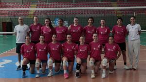 Plantilla y cuerpo técnico del Ciudad de A Coruña durante un entrenamiento en el Barrio de las Flores