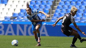 Paula en el partido ante el Alhama ElPozo, en el que firmó su cuarta diana del curso
