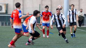 El Victoria CF, durante un partido de Preferente Futgal ante el Sigüeiro