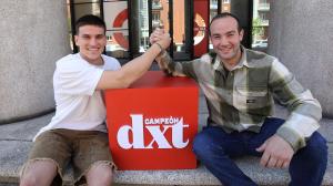 Martín Rodríguez y Martín Barrós echan un pulso frente a la redacción de DXT Campeón