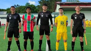 Momentos previos al Xuventude Laracha 2-0 Maravillas de la última jornada de Tercera Futgal