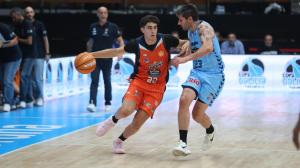 Carlos Varela, durante la final de la Copa Galicia contra el Breogán