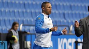 Alberto Rodríguez, segundo entrenador del Dépor femenino la pasada temporada, durante un partido en Riazor