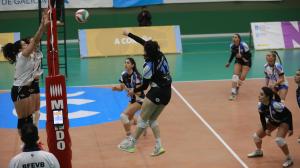 Imagen del Zalaeta-Torrejón de la octava jornada de la Superliga Femenina 2
