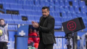Fran Alonso en el encuentro entre Deportivo y Costa Adeje Tenerife