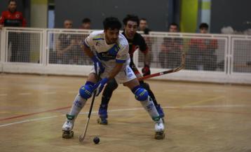 Pablo Cancela durante el partido entre CDM y Sant Cugat