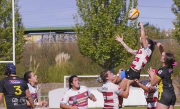 Imagen del partido de liga regular entre el CRAT y el Getxo