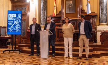 Presentación del Campeonato de España infantil en el Ayuntamiento