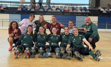 El Marineda, después del partido en Vigo y proclamarse campeón de la OK Plata