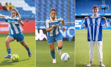 Espe Pizarro, Millene Cabral y Lucía Pardo