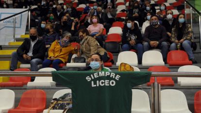 La afición del Deportivo Liceo en el Palacio de Riazor | Pedro Puig