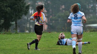 Las gallegas cayeron ante la selección de rugby de Castilla y León @Pedro Puig (16)