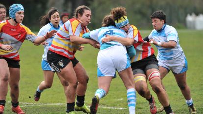 Las gallegas cayeron ante la selección de rugby de Castilla y León @Pedro Puig (8)