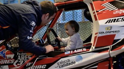 Iván Ares y su hija, Abril @Javier Alborés