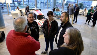 Jorge Varela, con el equipo de EnBoxes @Javier Alborés