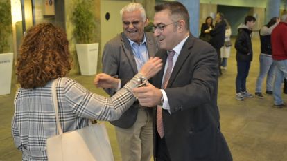 Alberto Torres y Fran Mourelo, en la presentación de la sección TuMotor @Javier Alborés