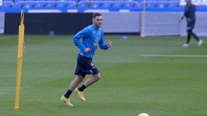 Lucas Pérez entrenando con el Depor @Javier Alborés (15)