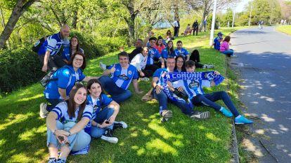 La aficion del Depor en A Malata (6)