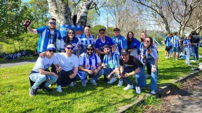 La aficion del Depor en A Malata (3)