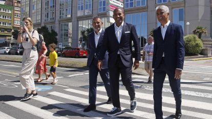 Llegada de Bebeto y Mauro Silva a A Coruña @quintana (3)