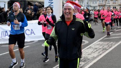 San Silvestre Coruña 2023 Chema Pag Gago, a su entrada en meta @Pedro Puig