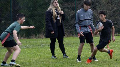 Los chicos y chicas lo pasaron en grande jugando a deportes como el rugby @Quintana (21)