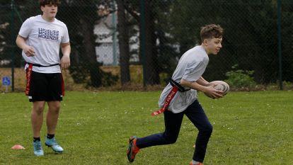 Los chicos y chicas lo pasaron en grande jugando a deportes como el rugby @Quintana (11)
