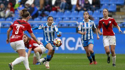 Al Depor Abanca le costó le costó encontrar el gol frente al Europa @Quintana (23)