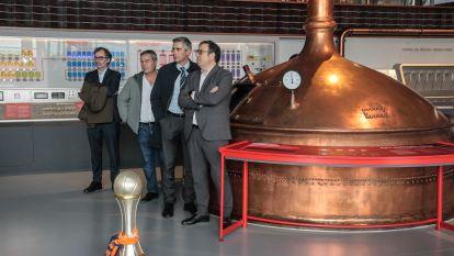 El campeón de la LEB Oro visitó las instalaciones del Museo de Estrella Galicia (42)