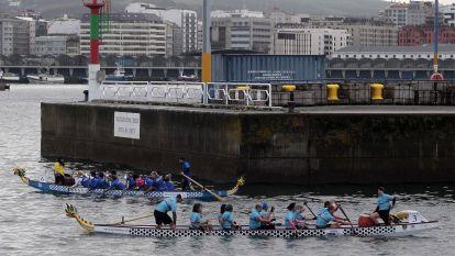 Primera regata de piragüismo que organiza el Real Club Náutico de La Coruña en su centenaria historia (29)