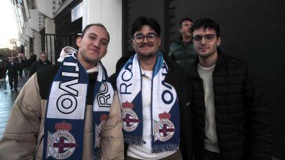 Ambiente en los aledaños de Riazor en el encuentro Dépor - Levante