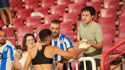 El Dépor contó con el apoyo de su afición en Granada FOTO Fernando Fernández (29)