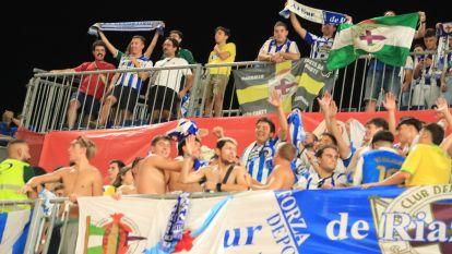 El Dépor contó con el apoyo de su afición en Granada FOTO Fernando Fernández (28)