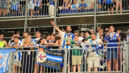 El Dépor contó con el apoyo de su afición en Granada FOTO Fernando Fernández (25)