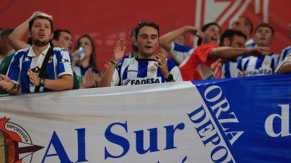 El Dépor contó con el apoyo de su afición en Granada FOTO Fernando Fernández (10)