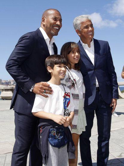 Llegada de Bebeto y Mauro Silva a A Coruña @quintana (6)
