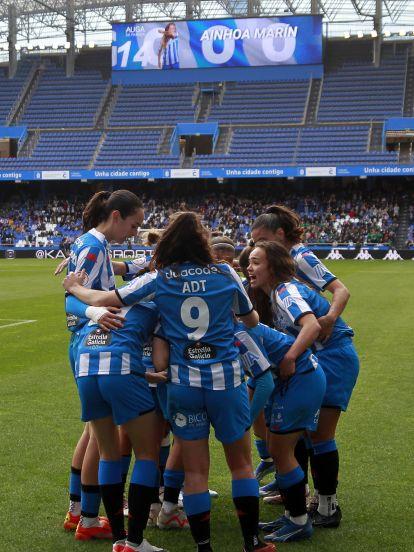 Al Depor Abanca le costó le costó encontrar el gol frente al Europa @Quintana (1)