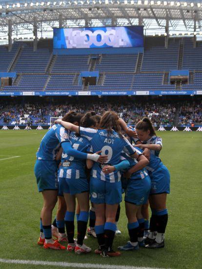 Al Depor Abanca le costó le costó encontrar el gol frente al Europa @Quintana (45)