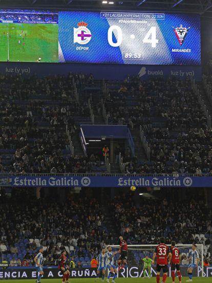 El Mirandés golea al Deportivo (91)