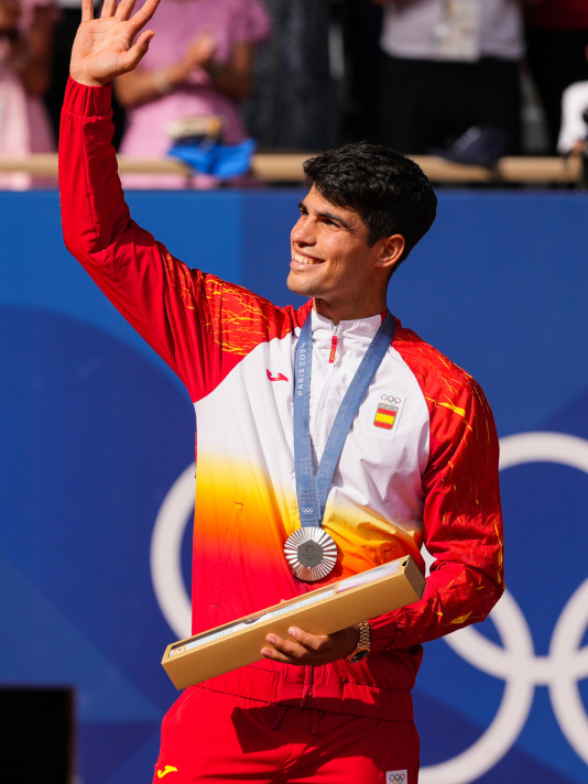 PLATA de Carlos Alcaraz en tenis @ EP
