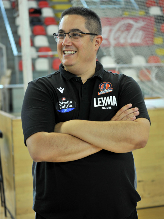 Primer entrenamiento de Epi con el Básquet Coruña @Pedro Puig