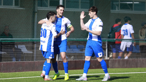 El Sporting Coruñés, durante su partido del pasado domingo ante As PontesTemporada 2025/2026Sporting Coruñés- As Pontes  6-1