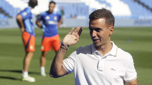 Borja Jiménez, durante su retorno a Riazor, en agosto de 2024, en el Teresa Herrera