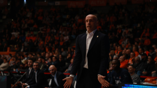 Carles Marco durante el encuentro ante Zamora